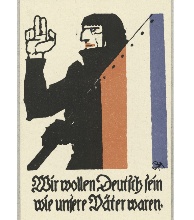 Tysk afstemningsplakat