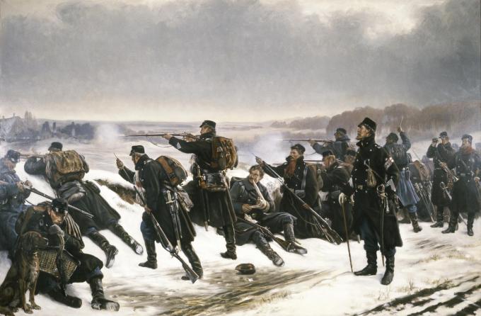 Fra forposterne 1864 af Vilhelm Rosenstand, 1896. Fra forposterne 1864 af Vilhelm Rosenstand, 1896.