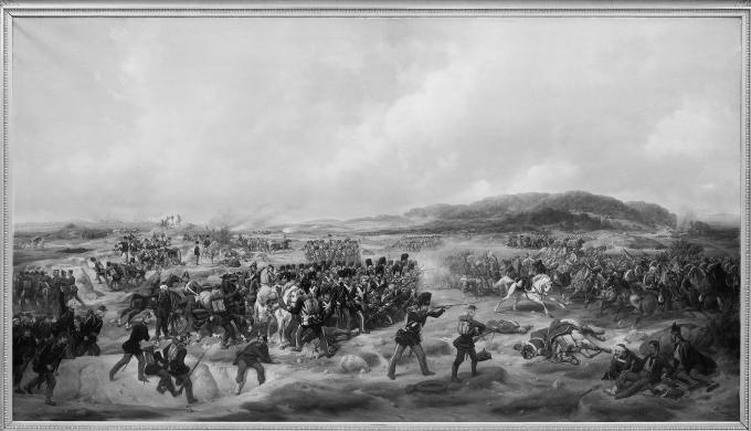 Billede af Slaget på Isted Hede. Billede af Slaget på Isted Hede.