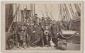 Fotografi af officerer på Fregatten Jylland i 1864.