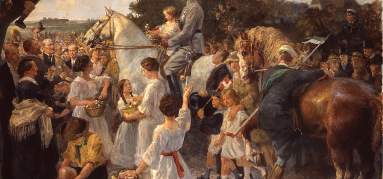 Christian X. rider over den gamle grænse, 1921